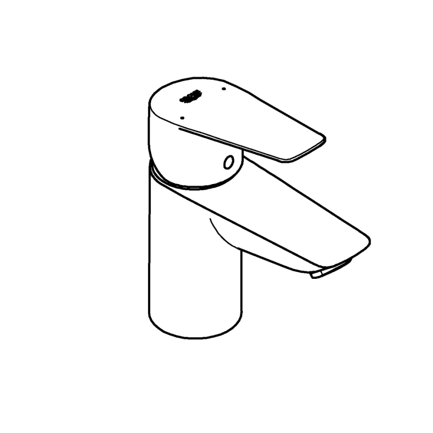 GROHE 23773001 - START EDGE mosdócsaptelep, S méret, fényes króm