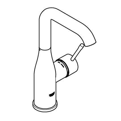 GROHE 23799001 - ESSENCE mosdócsaptelep, L méret, fényes króm