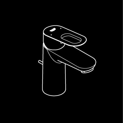 GROHE 23803000 - EUROSMART mosdócsaptelep, fényes króm