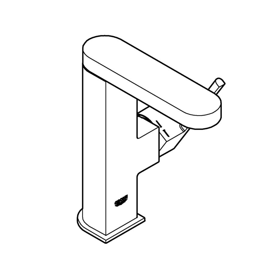 GROHE 23872003 - PLUS M mosdócsaptelep, fényes króm