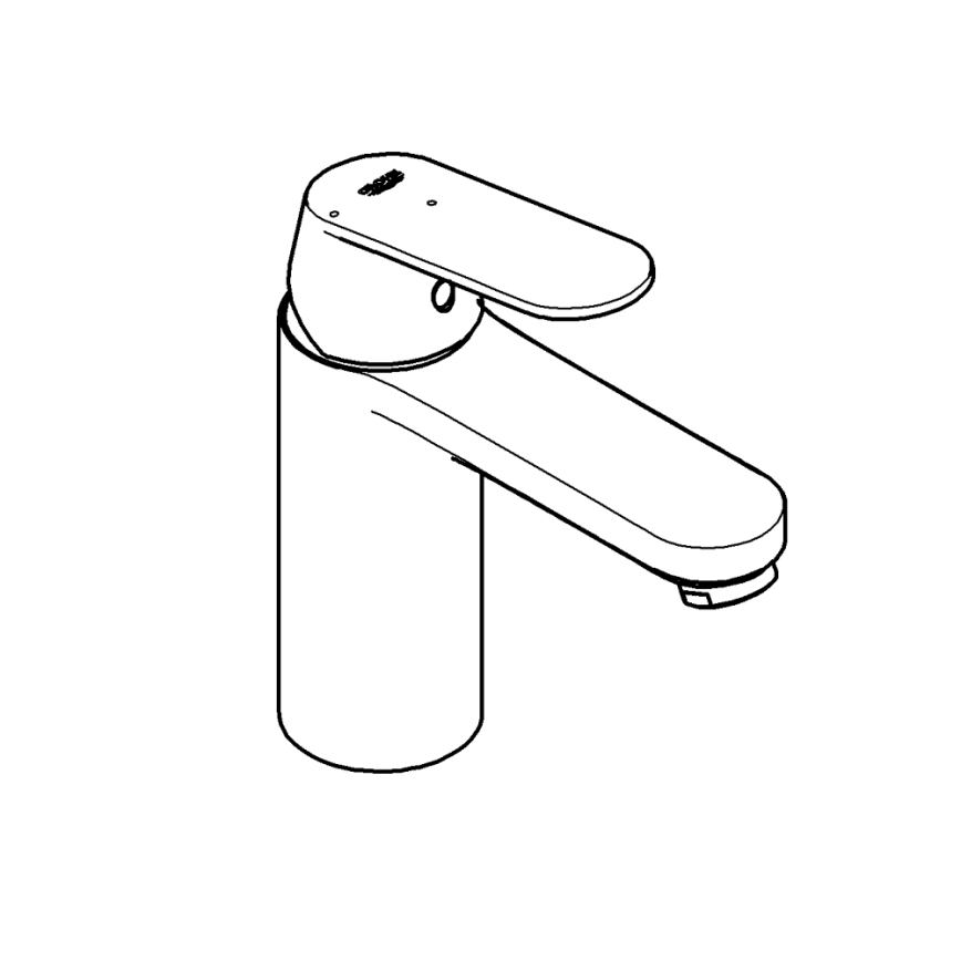 GROHE 23928000 - Mosdócsaptelep DN 15, M méret, fényes króm