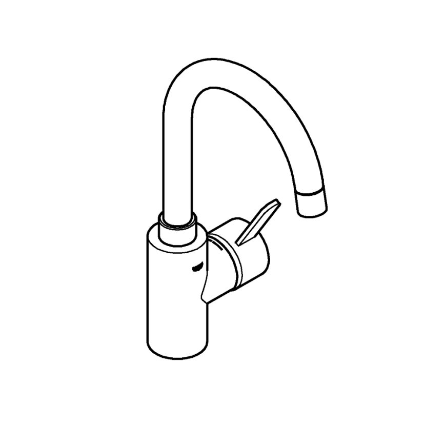 GROHE 23933001 - Mosdócsaptelep EUROSMART COSMOPOLITAN méret L króm