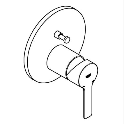 GROHE 24064001 - LINEARE csaptelep, polírozott króm