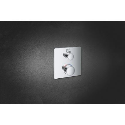 GROHE 24079000 - GROHTHERM termosztátos zuhanycsaptelep, fényes króm