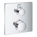 GROHE 24080000 - GROHTHERM termosztátos kádcsaptelep, fényes króm