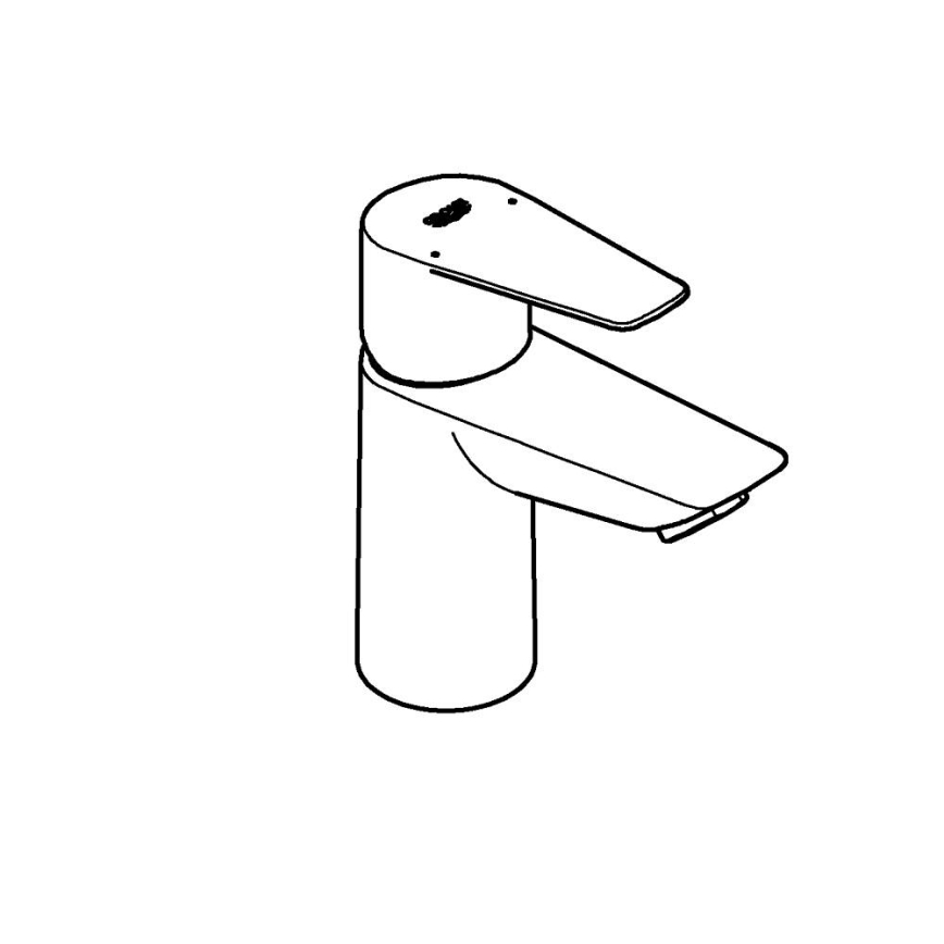 GROHE 24199001 - START EDGE DN 15 mosdócsaptelep, fényes króm