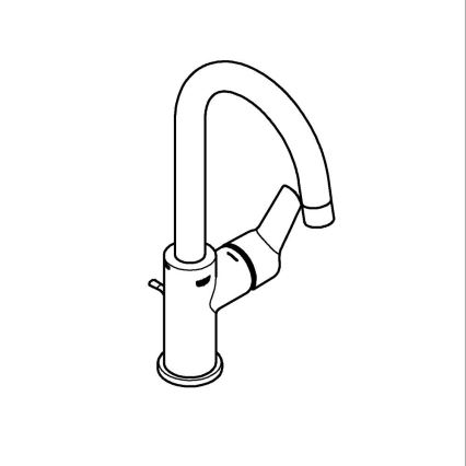 GROHE 242032432 - Mosdócsaptelep START 311 mm fekete