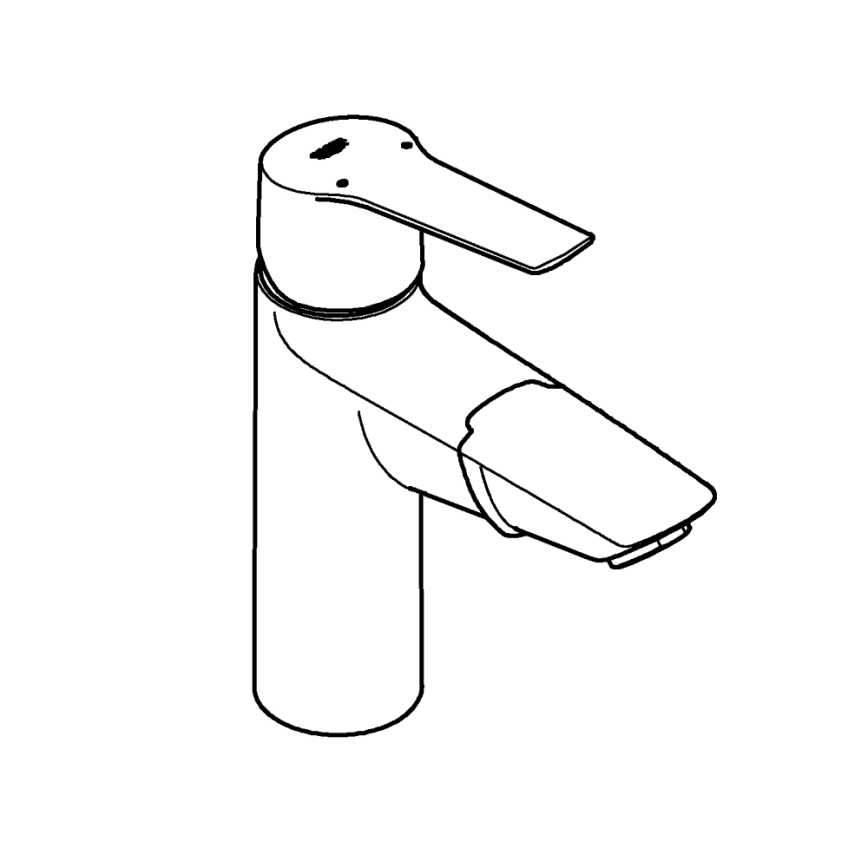 GROHE 24205003 - START mosdócsaptelep DN 15, M méret, fényes króm