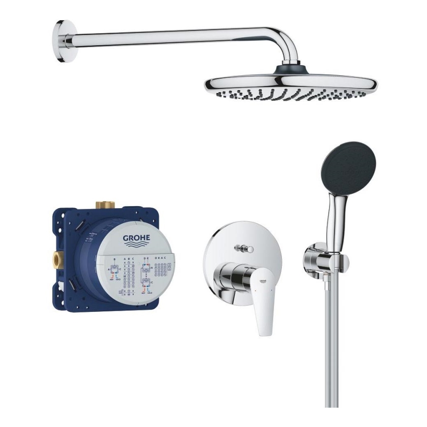 GROHE 25293000 - START EDGE 250 mm zuhanyszett, fényes króm