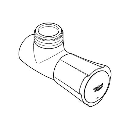 GROHE 26010001 - COSTA L zuhanyszelep, fényes króm