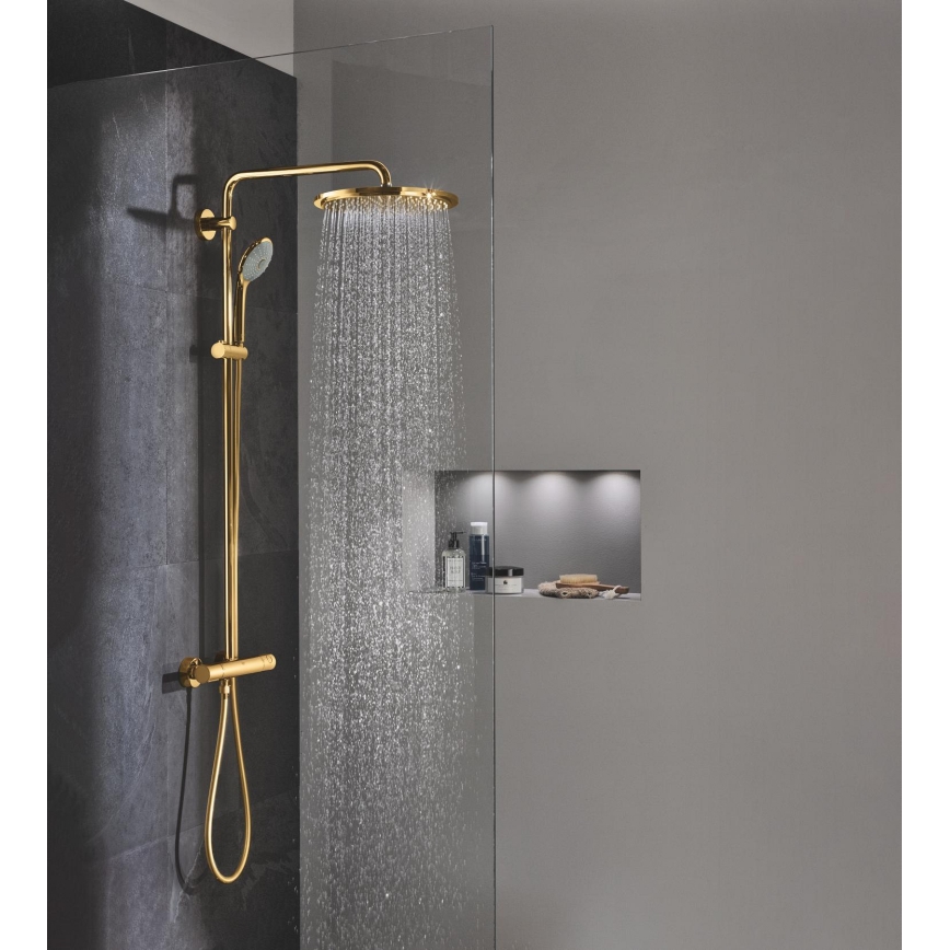 GROHE 26075GL0 - EUPHORIA SYSTEM 310 450 mm-es zuhanyrendszer, arany kivitel