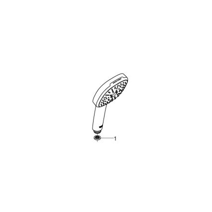GROHE 26092001 - Kézi zuhany VITALIO COMFORT 110 × 110 mm fényes króm