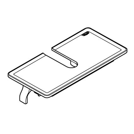GROHE 26362LN1 - EUPHORIA polc 150 mm, fehér