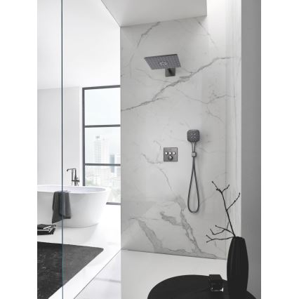 GROHE 26370AL0 - EUPHORIA CUBE falikönyök DN 15 grafitszínű