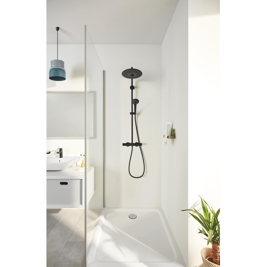 GROHE 26403KF2 - VITALIO JOY 260 zuhanyrendszer, fekete