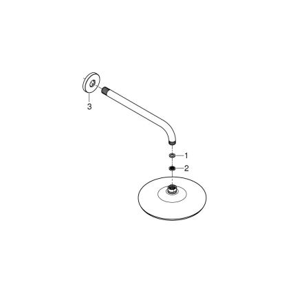 GROHE 26412000 - Zuhanyfej TEMPESTA 210 286 mm fényes króm