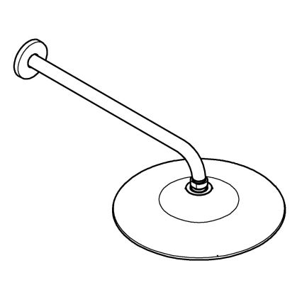 GROHE 26459000 - Zuhanyfej EUPHORIA 260 380 mm, fényes króm