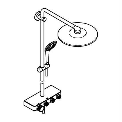 GROHE 26507000 - Zuhanyrendszer EUPHORIA SMARTCONTROL 310 DUO fényes króm