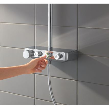 GROHE 26508000 - EUPHORIA SMARTCONTROL 310 CUBE zuhanyrendszer, magasfényű króm