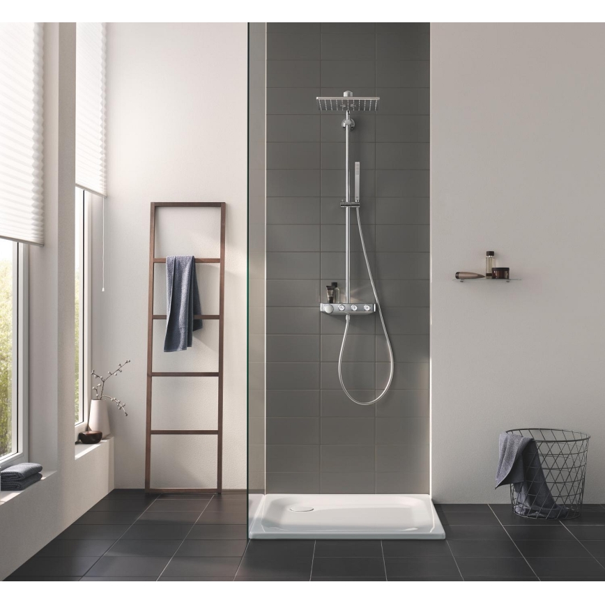 GROHE 26508000 - EUPHORIA SMARTCONTROL 310 CUBE zuhanyrendszer, magasfényű króm