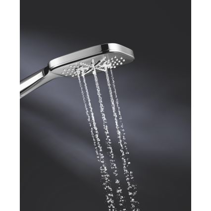 GROHE 26550000 - Kézi zuhany RAINSHOWER SMARTACTIVE 130 CUBE, fényes króm