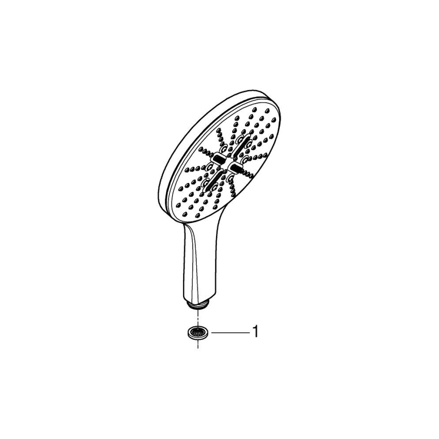 GROHE 26554LS0 - RAINSHOWER SMARTACTIVE 150 mm kézi zuhany, fényes króm