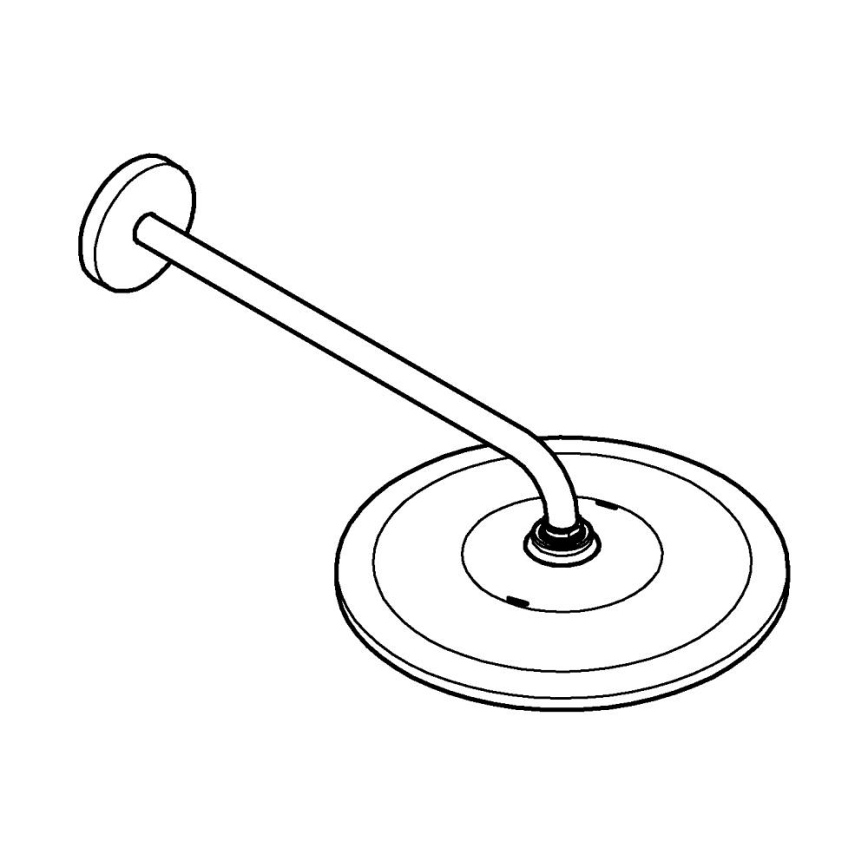GROHE 26557000 - Fejzuhany-készlet RAINSHOWER 310 422 mm fényes króm