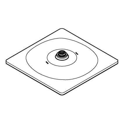 GROHE 26567000 - RAINSHOWER 310 mm átmérőjű zuhanyrózsa, fényes króm