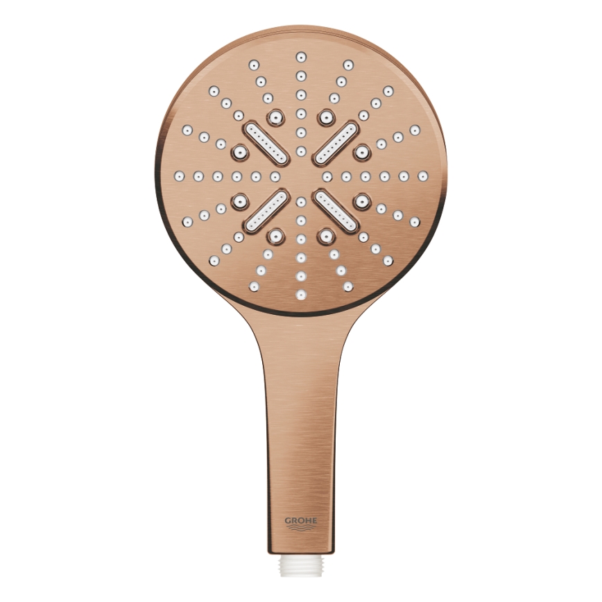 GROHE 26574DL0 - Kézi zuhany RAINSHOWER SMARTACTIVE 130 mm szálcsiszolt réz
