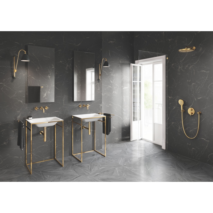 GROHE 26574GL0 - RAINSHOWER SMARTACTIVE 130 mm-es kézi zuhany, arany