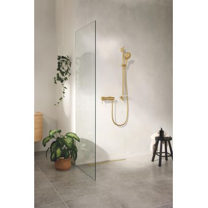 GROHE 26574GN0 - Kézi zuhany RAINSHOWER SMARTACTIVE 130 szálcsiszolt arany