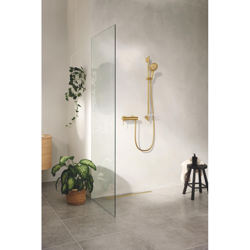 GROHE 26574GN0 - Kézi zuhany RAINSHOWER SMARTACTIVE 130 szálcsiszolt arany