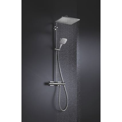GROHE 26582000 - Kézi zuhany RAINSHOWER SMARTACTIVE 130 CUBE, fényes króm