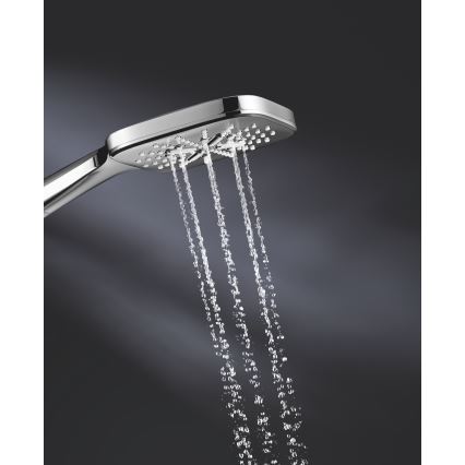 GROHE 26582000 - Kézi zuhany RAINSHOWER SMARTACTIVE 130 CUBE, fényes króm