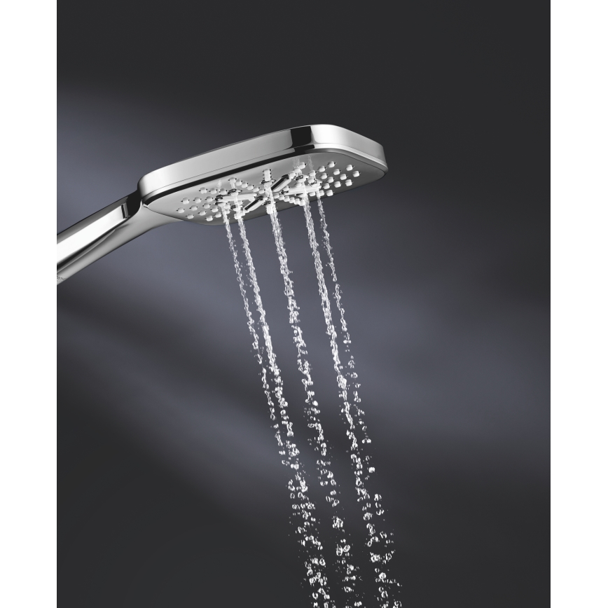 GROHE 26582000 - Kézi zuhany RAINSHOWER SMARTACTIVE 130 CUBE, fényes króm