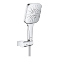 GROHE 26588000 - RAINSHOWER SMARTACTIVE 130 CUBE kézi zuhanyszett, fényes króm