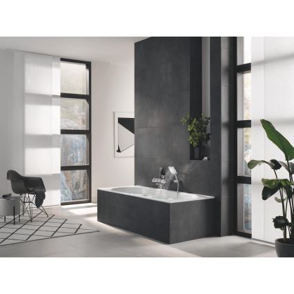 GROHE 26588000 - RAINSHOWER SMARTACTIVE 130 CUBE kézi zuhanyszett, fényes króm