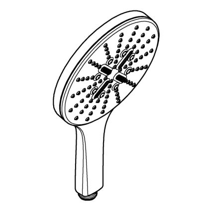 GROHE 26590000 - kézi zuhany RAINSHOWER SMARTACTIVE O 150 mm fényes króm