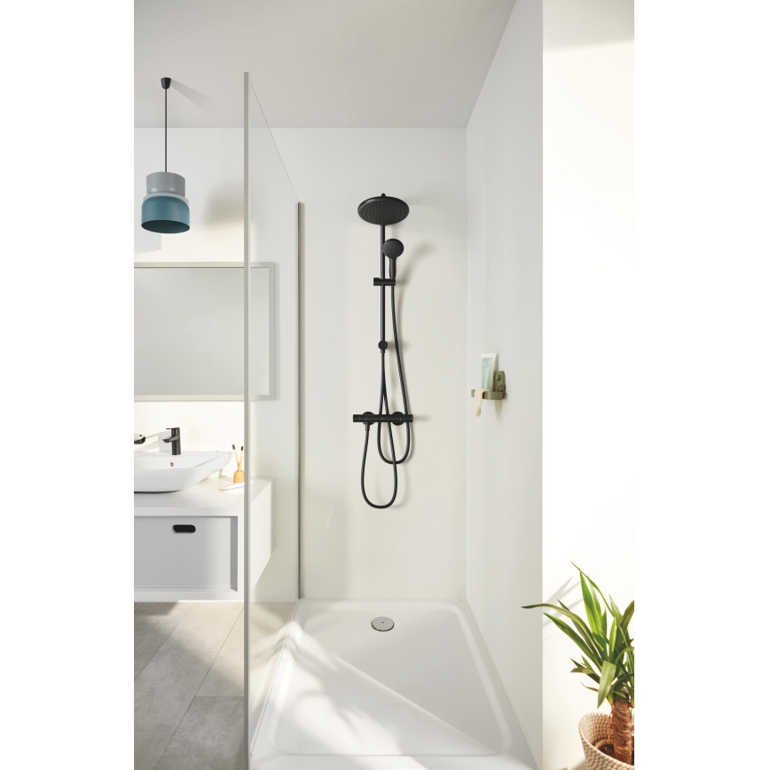 GROHE 266802431 - VITALIO START SYSTEM 250 390 mm zuhanyrendszer fekete