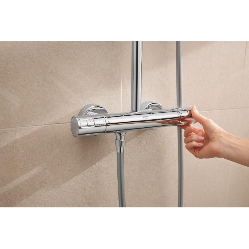 GROHE 26696001 - VITALIO COMFORT 250 zuhanyrendszer 250 × 250 mm fényes króm