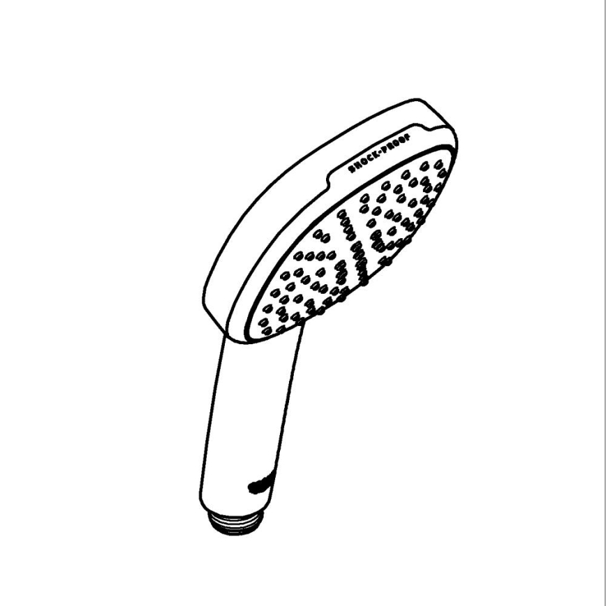 GROHE 26926001 - VITALIO COMFORT kézi zuhany, 110 x 110 mm, fényes króm