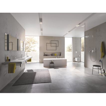 GROHE 27074000 - RAINSHOWER falra szerelhető zuhanytartó, kerek rozettával, fényes króm