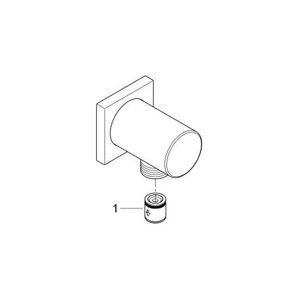 GROHE 27076000 - RAINSHOWER falikönyök, fényes króm