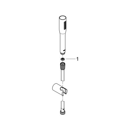 GROHE 27369000 - EUPHORIA COSMOPOLITAN STICK 1500 mm, fényes króm zuhanyszett