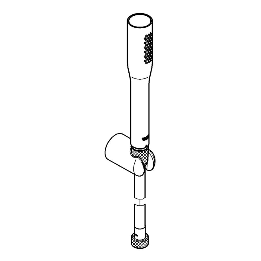 GROHE 27459000 - Zuhanyszett VITALIO GET STICK 1500 mm, fényes króm