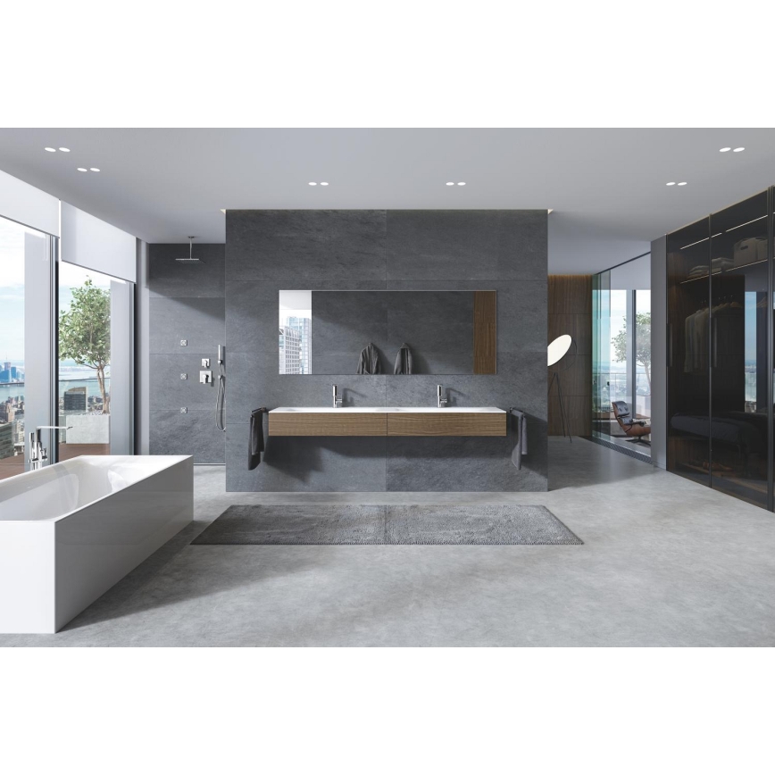 GROHE 27693000 - EUPHORIA CUBE fali zuhanytartó, fényes króm