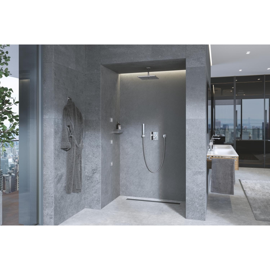 GROHE 27693000 - EUPHORIA CUBE fali zuhanytartó, fényes króm
