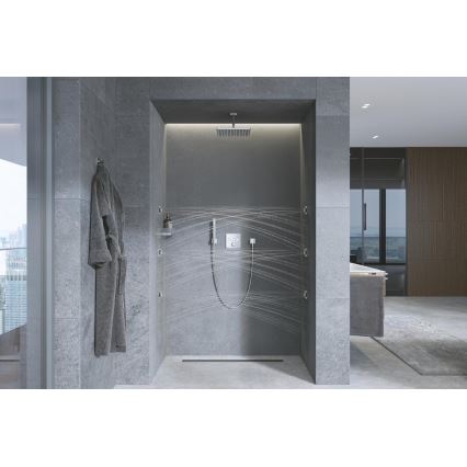 GROHE 27693000 - EUPHORIA CUBE fali zuhanytartó, fényes króm
