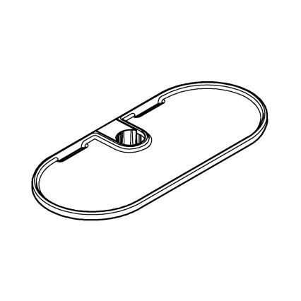 GROHE 27725001 - Polc VITALIO UNIVERSAL 222 x 100 mm fehér