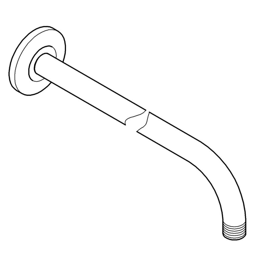 GROHE 27851000 - TEMPESTA 400 mm zuhanykar, fényes króm